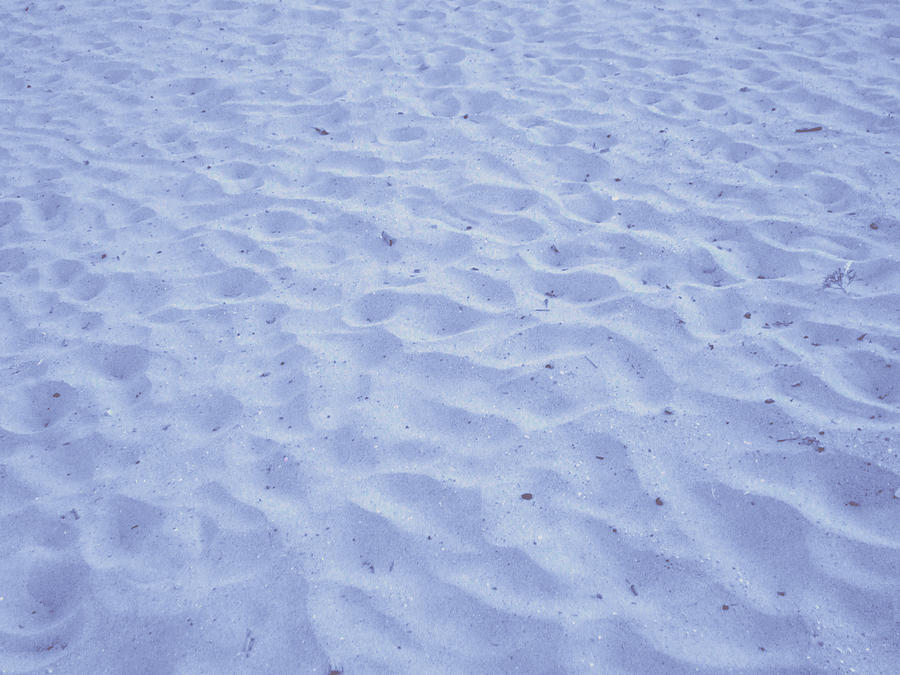 Light Blue Sand Painting by Steve Fields