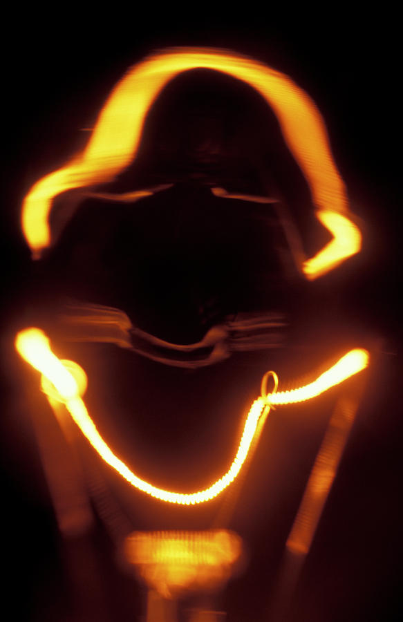 Filament Photograph - Light Bulb Filament by Chris Martin-bahr/science Photo Library