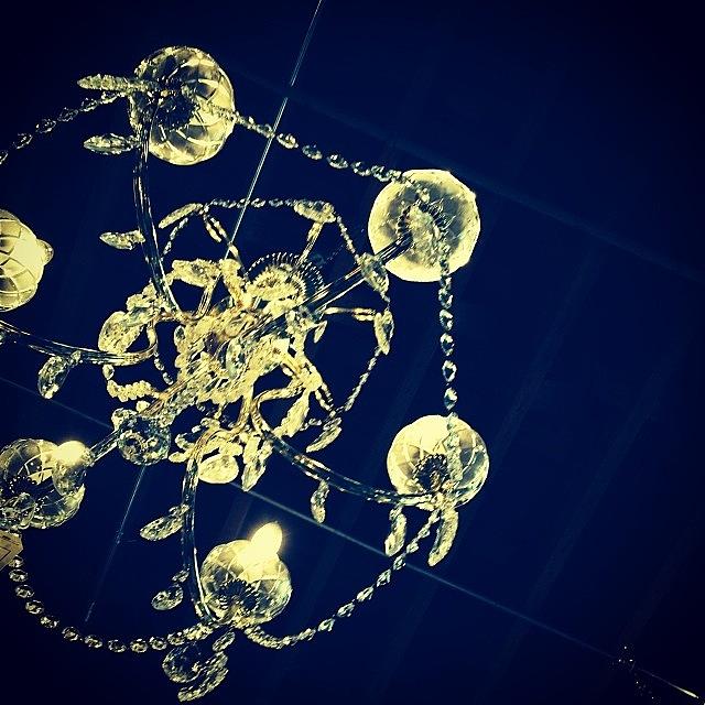 Vintage Photograph - #light #chandelier #sparkle #shine by Amy Fox