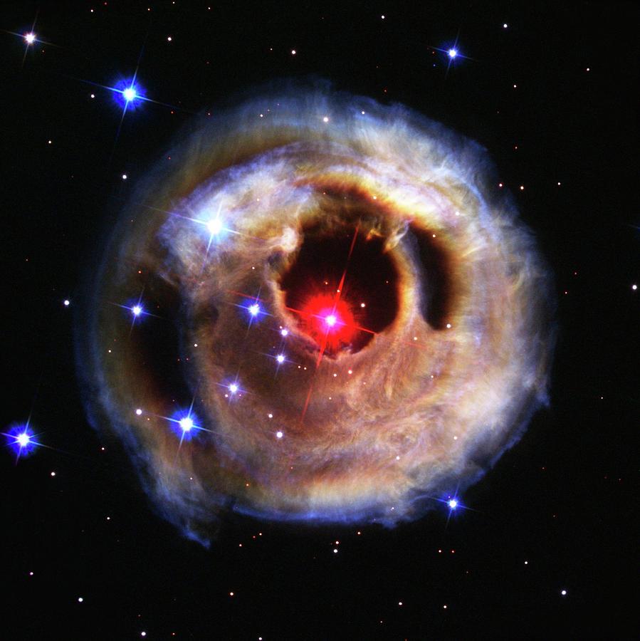 Light Echoes From Exploding Star Photograph by Nasa/esa/stsci/h.bond/science Photo Library