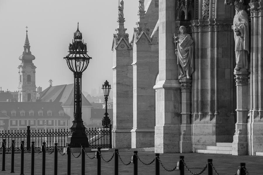Light Feature at HU Parliament Photograph by Judith Barath