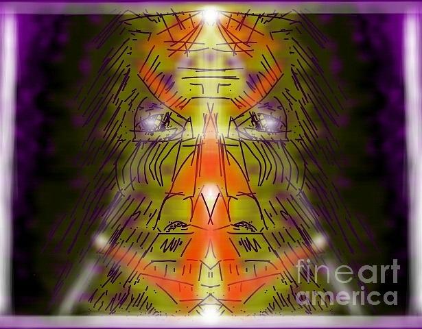 King Digital Art - Light From the King by Michael African Visions