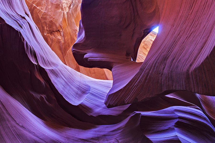 Antelope Canyon Photograph - Light in the canyon by Maico Presente