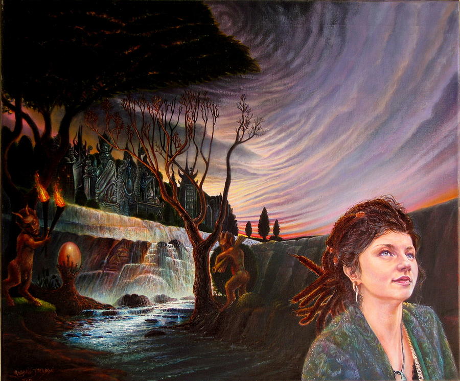 Fantasy Painting - Light In The Dark by Philip Rubinov Jacobson