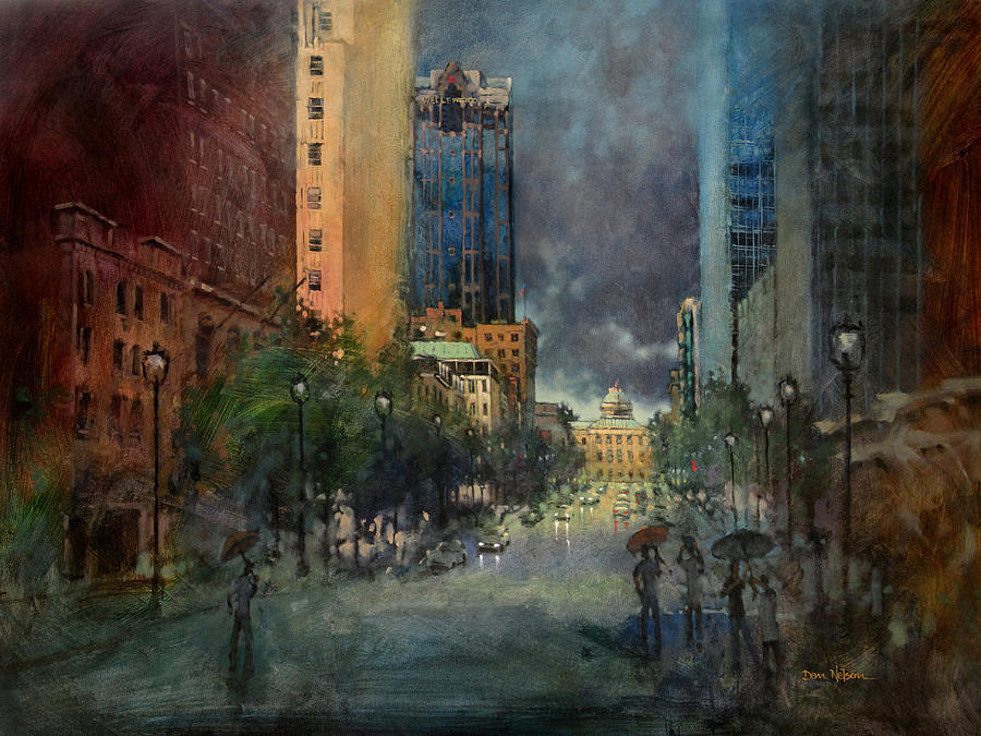 Light in the Storm Painting by Dan Nelson