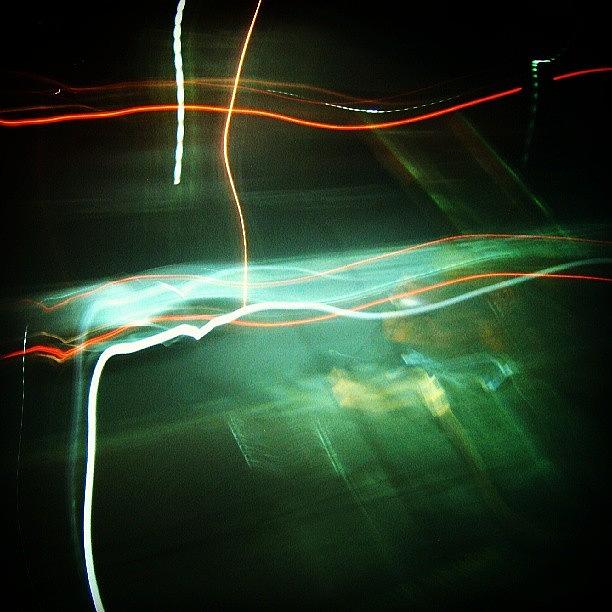 Abstract Photograph - #light #move #blur #blurry #cars #night by Joe Giampaoli