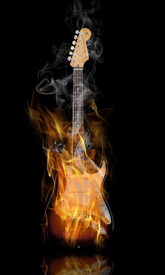 Rock And Roll Digital Art - Light My Fire by Peter Chilelli