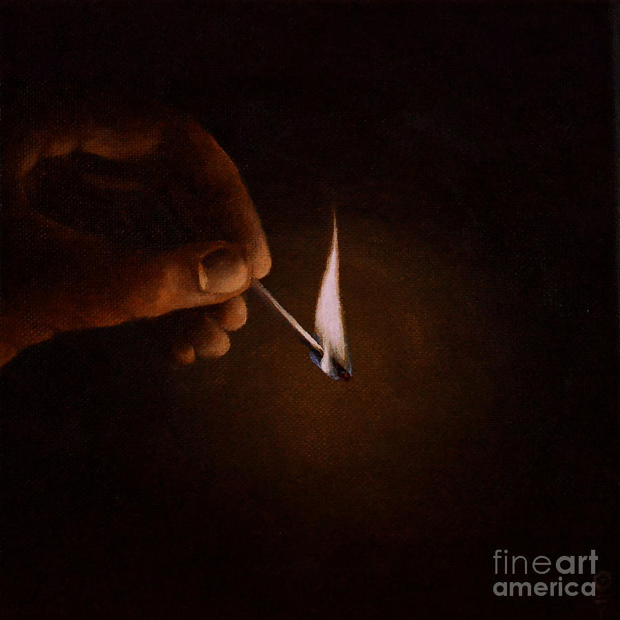 Light My Way V Painting by Ric Nagualero