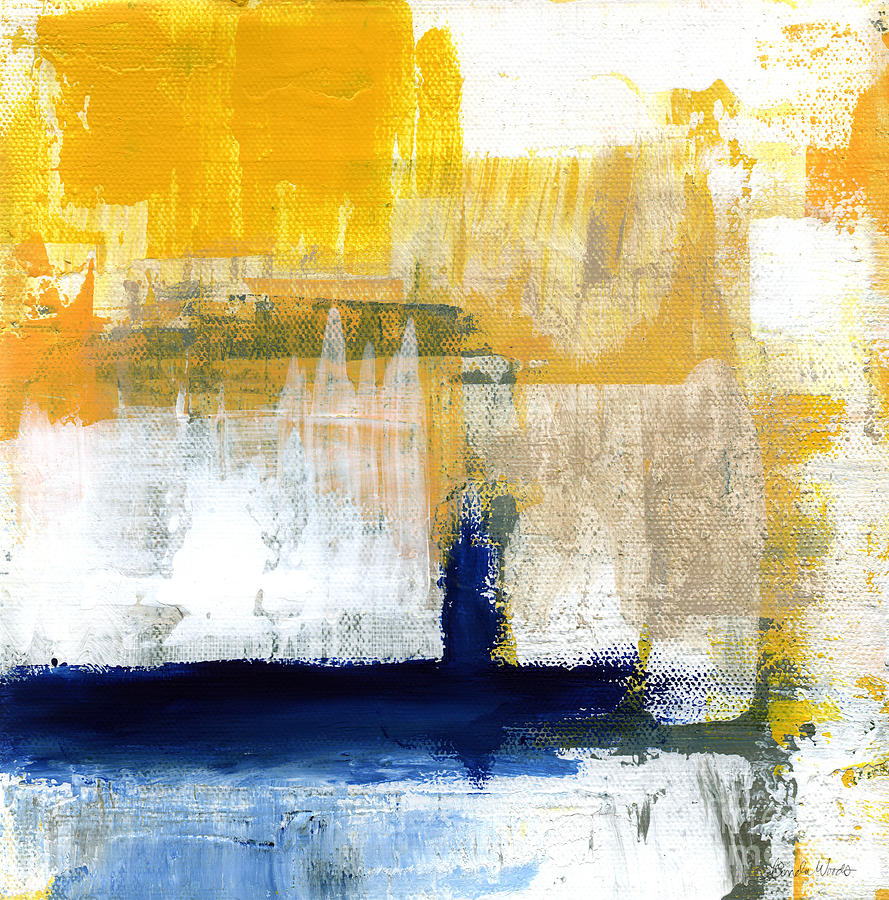 Abstract Painting - Light Of Day 4 by Linda Woods Abstract Painting - Light Of Day 4 by Linda Woods