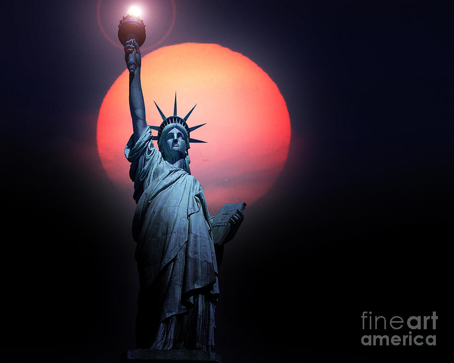 Light of Liberty Photograph by Edmund Nagele FRPS