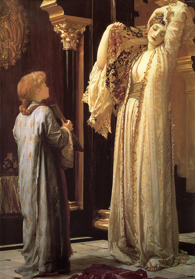 Mirror Painting - Light of the Harem by Frederic Leighton