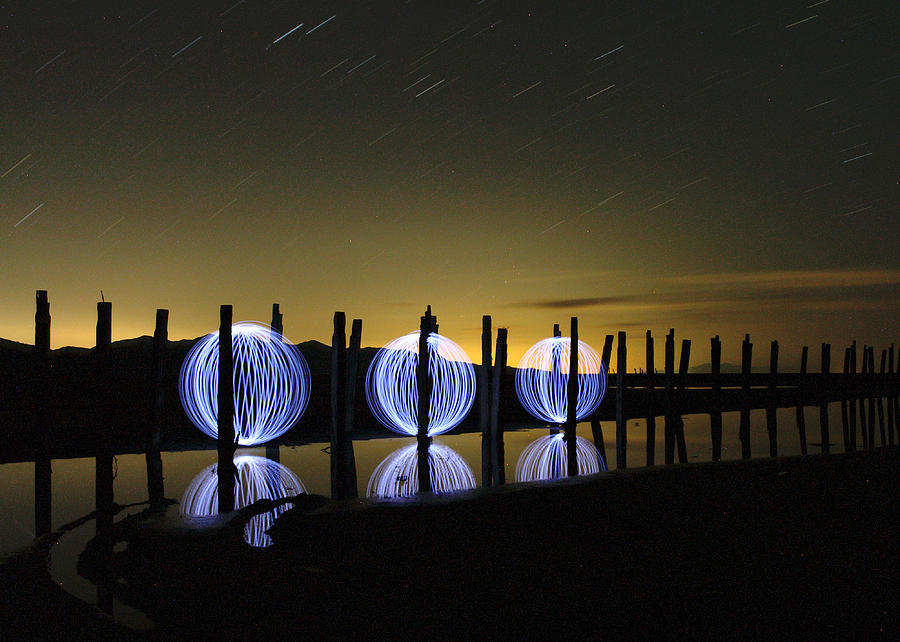 Light Painting - 3 Photograph by Ely Arsha