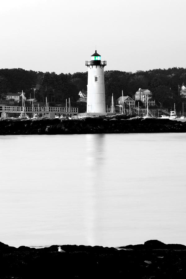 Boat Photograph - Light Reflection by Greg Fortier