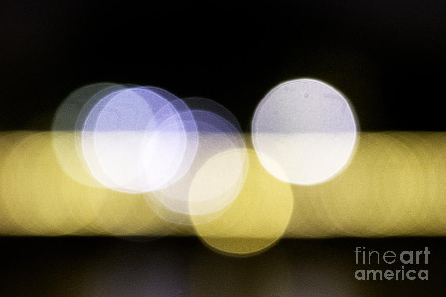 Abstract Photograph - Light Shapes - III by Eyzen M Kim