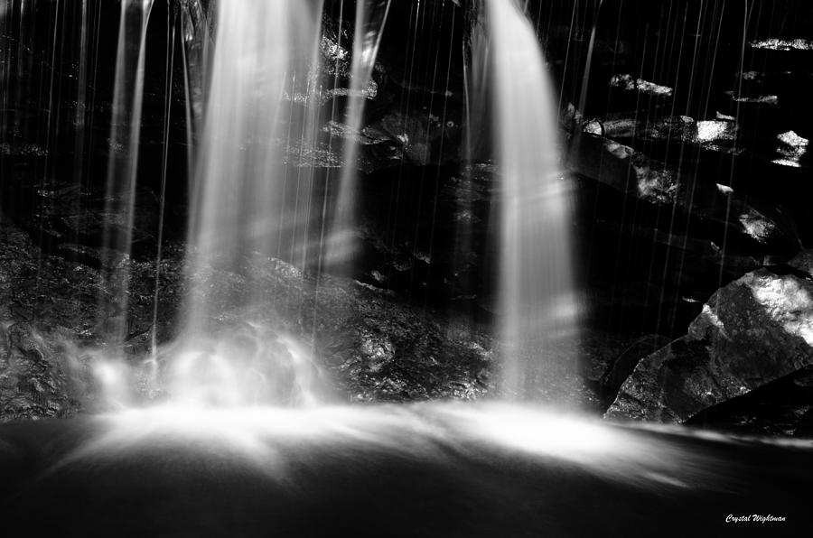 Sun Shines on a Waterfall Photograph by Crystal Wightman