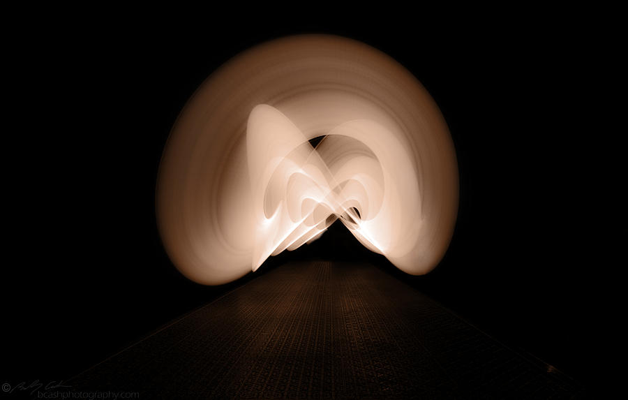 Light swirl Photograph by B Cash