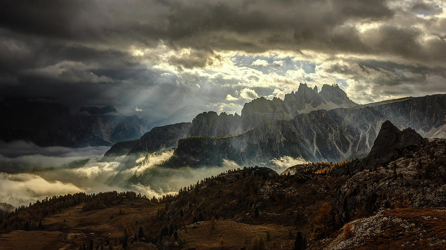 Mountain Photograph - Light Theatre by Lubos Balazovic