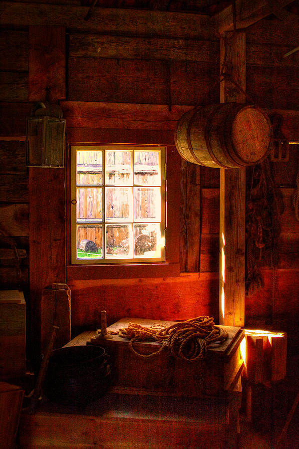 Light Through the Barn Window Photograph by David Patterson