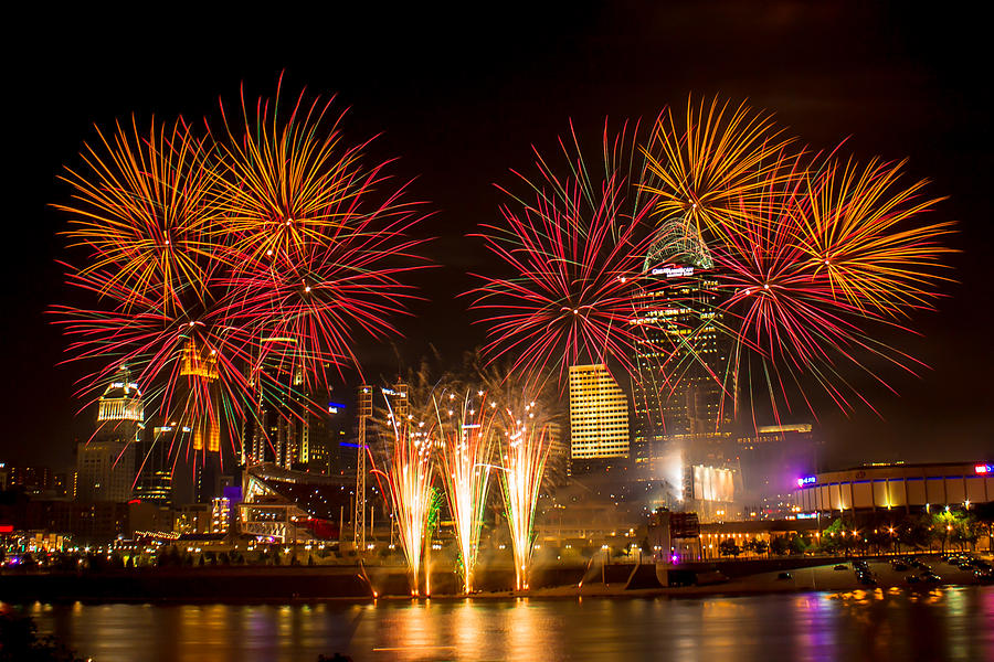 Light Up Cincinnati Photograph by James Patterson Fine Art America