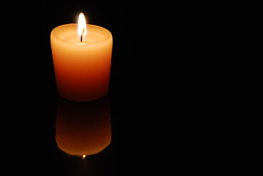 Candle Photograph - Light Up the Darkness by Gregory Ballos