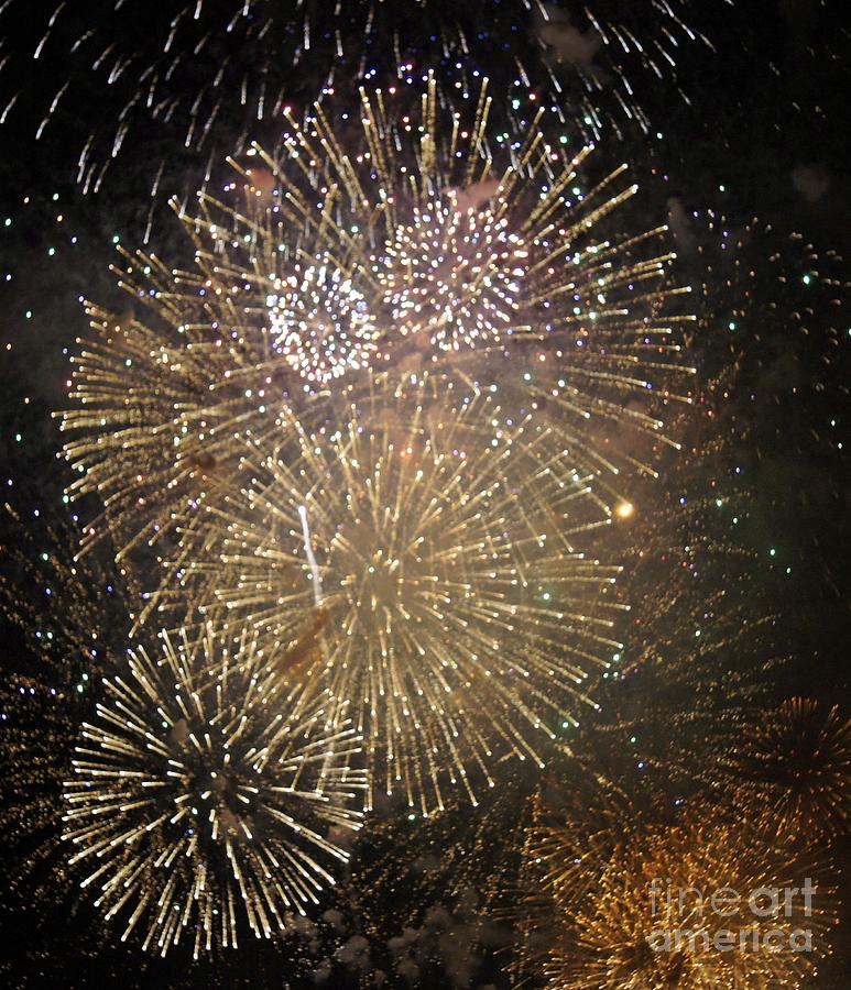Fireworks Photograph - Light up the Night by Lilliana Mendez