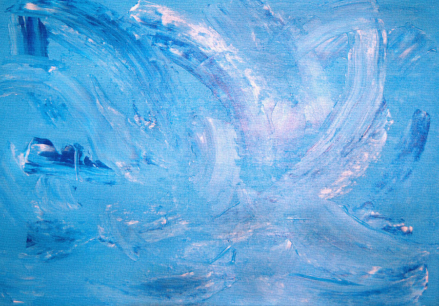 Light Waves Painting by Donna Proctor