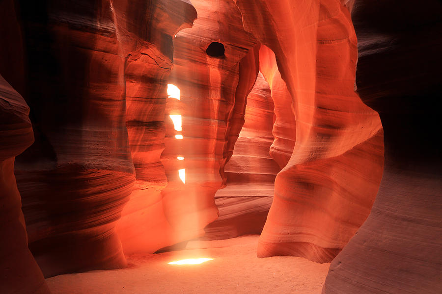 Antelope Canyon Photograph - Light within... by Wasatch Light