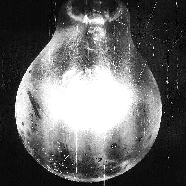 Lightbulb Photograph - #lightbulb #light#bulb #bnw #bnw_world by Nada Nkalai