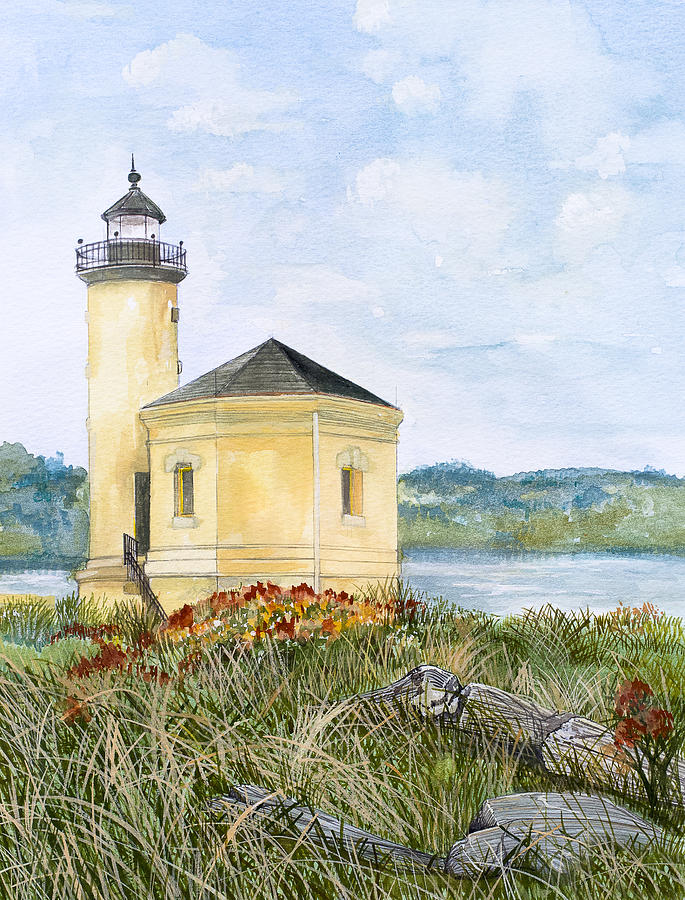 Lighthouse 1 Painting by Virginia McLaren