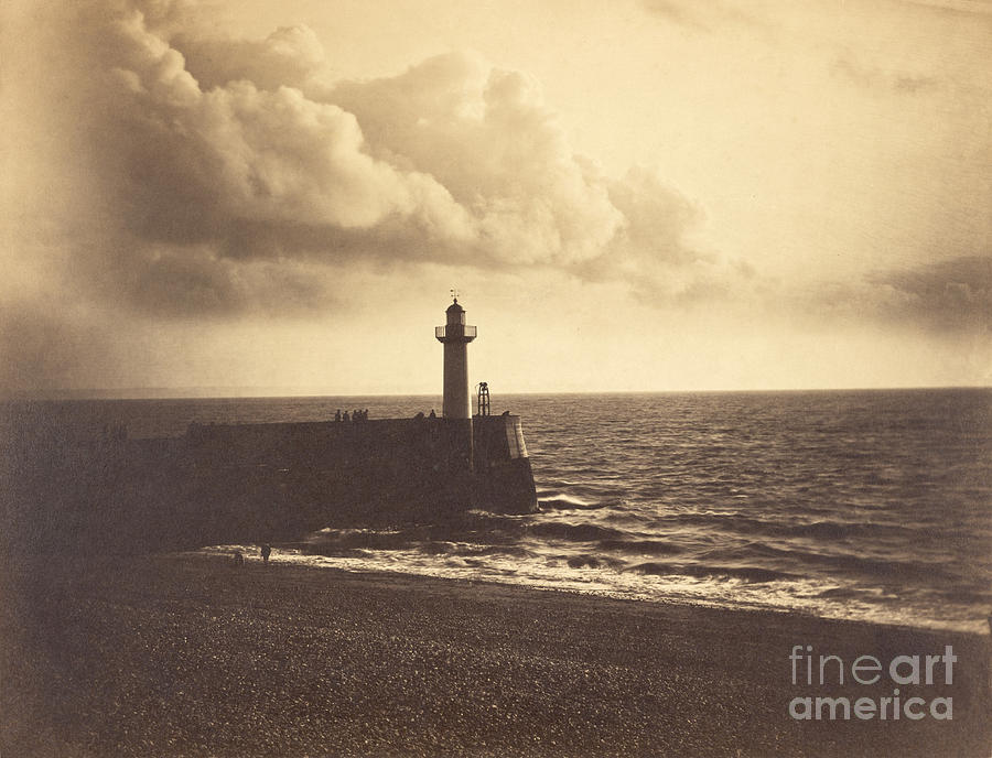 Le Havre Lighthouse 1857 Photograph by Getty Research Institute