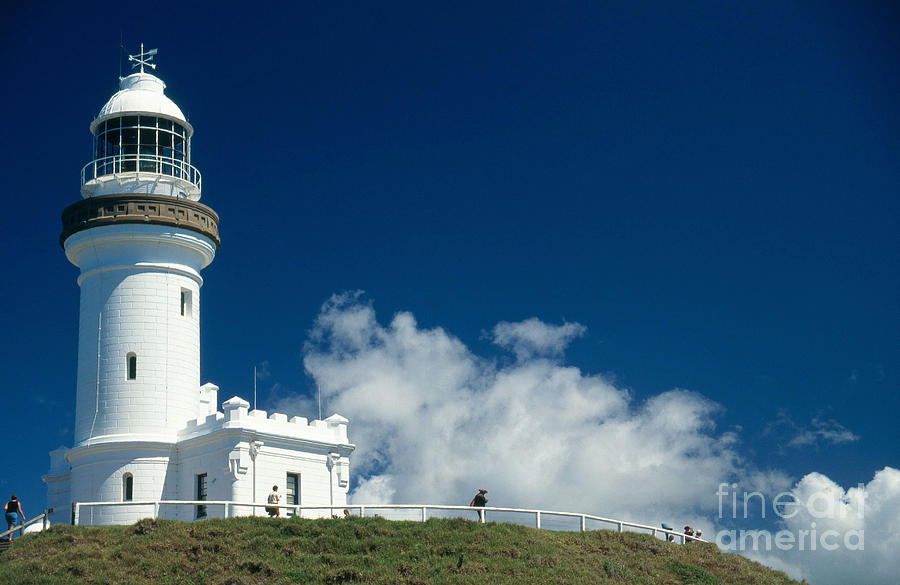 Lighthouse At Cape Byron, Nsw Australia Photograph by Bill Bachmann