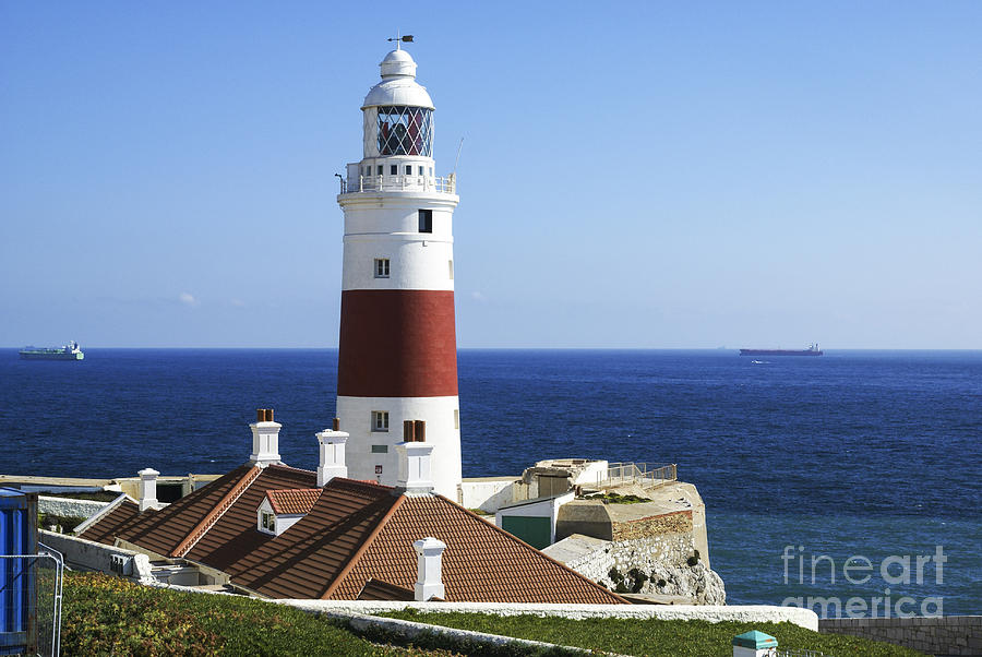 Lighthouse at Europa Point Gibraltar Photograph by Ruth Hofshi