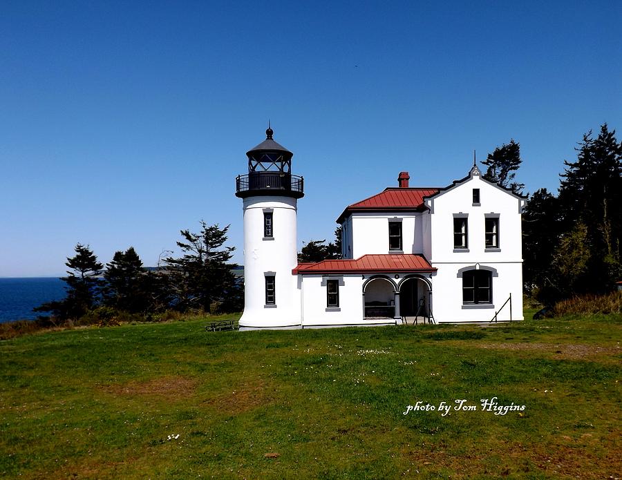 Lighthouse at Fort Casey Wa Photograph by Tom Higgins | Pixels