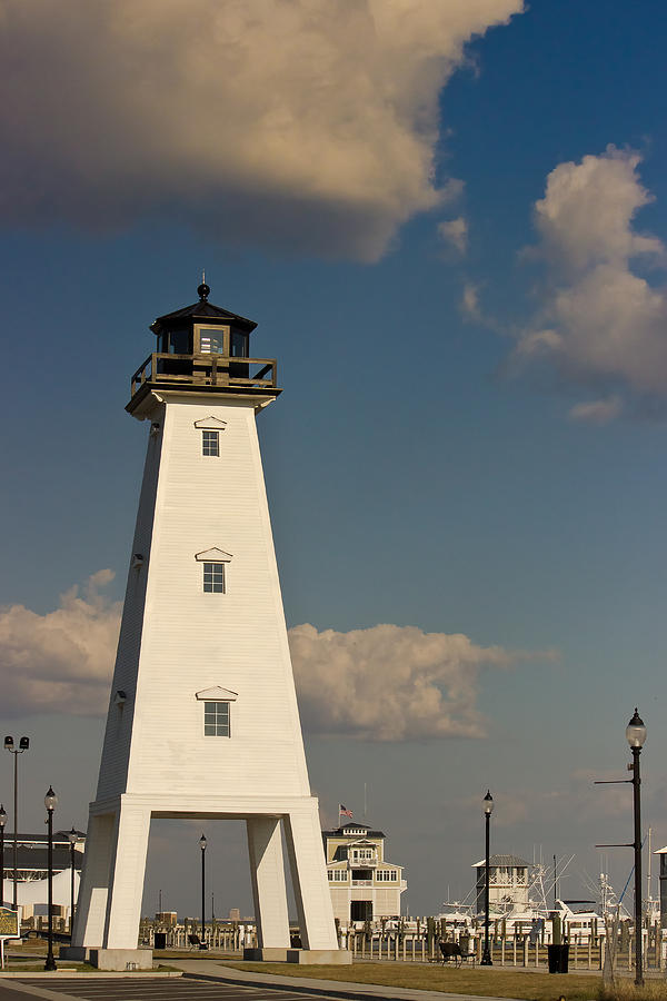 Lighthouse at Gulfport Harbor Photograph by Brian Wright