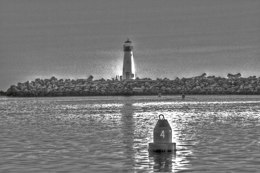 Lighthouse at Harbor 2 Photograph by SC Heffner