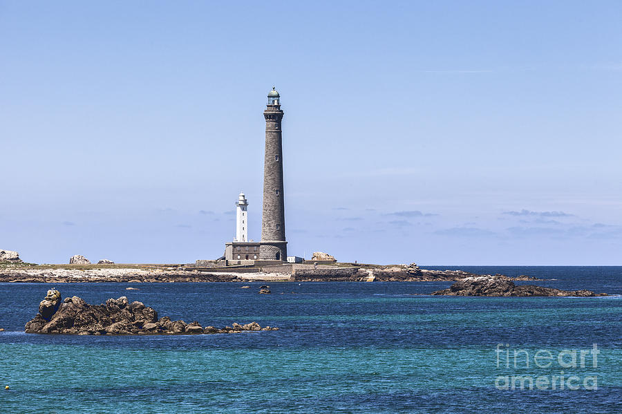Lighthouse at Ile Vierge Brittany France Photograph by Colin and Linda McKie