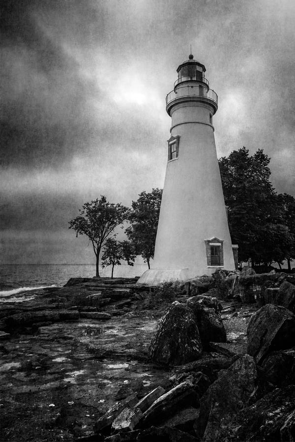 Lighthouse At Marblehead Photograph by Dale Kincaid
