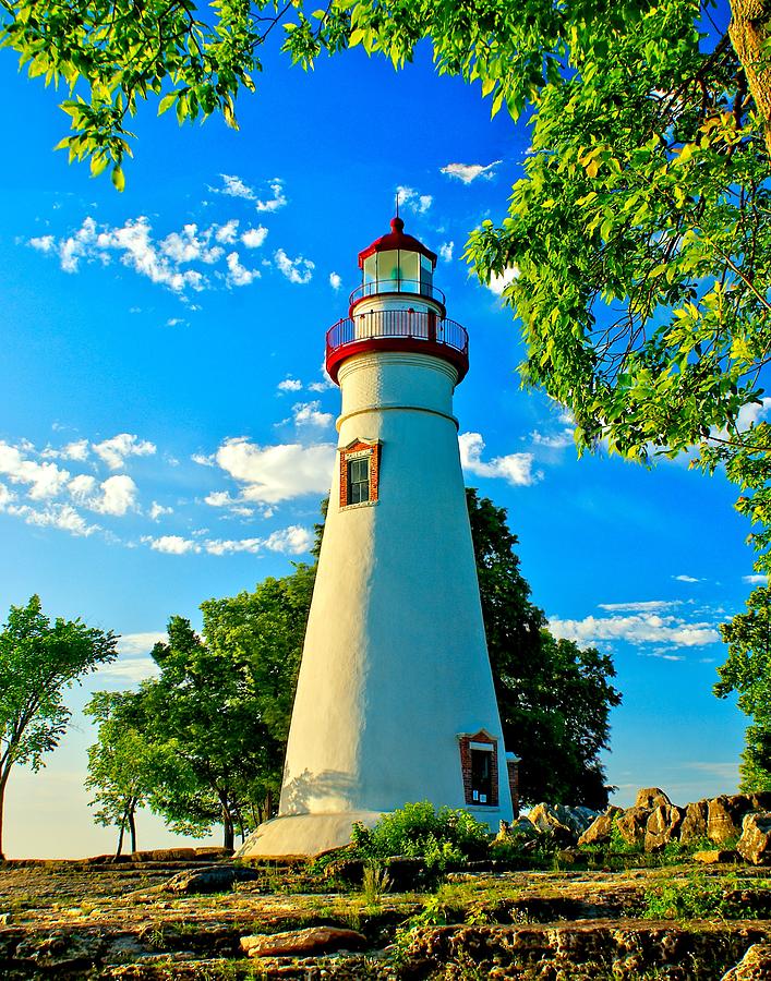 Lighthouse At Marblehead Photograph