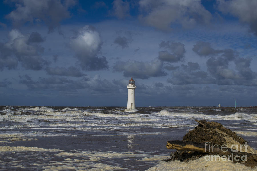 lighthouse at New Brighton Photograph by Spikey Mouse Photography