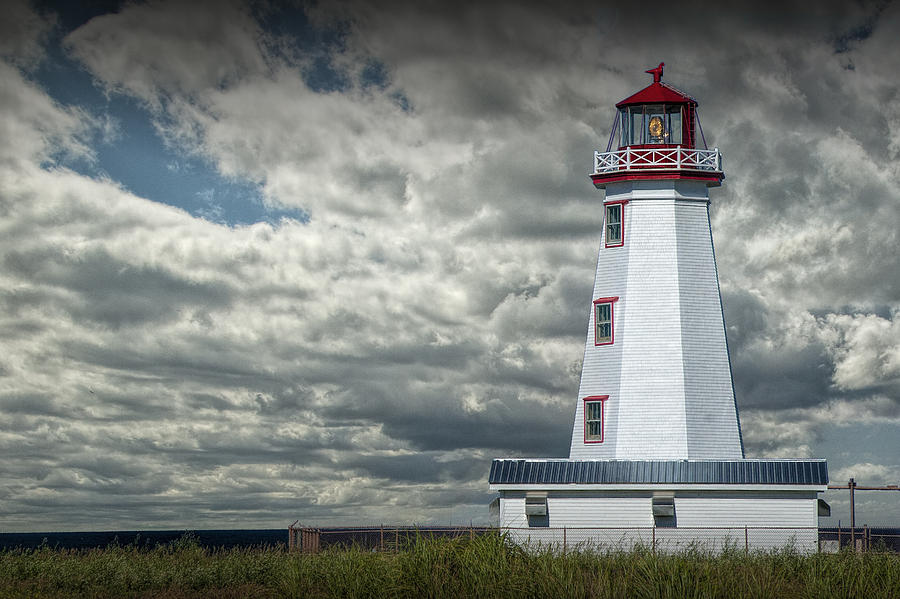 Lighthouse at North Cape on Prince Edward Island Photograph by Randall Nyhof