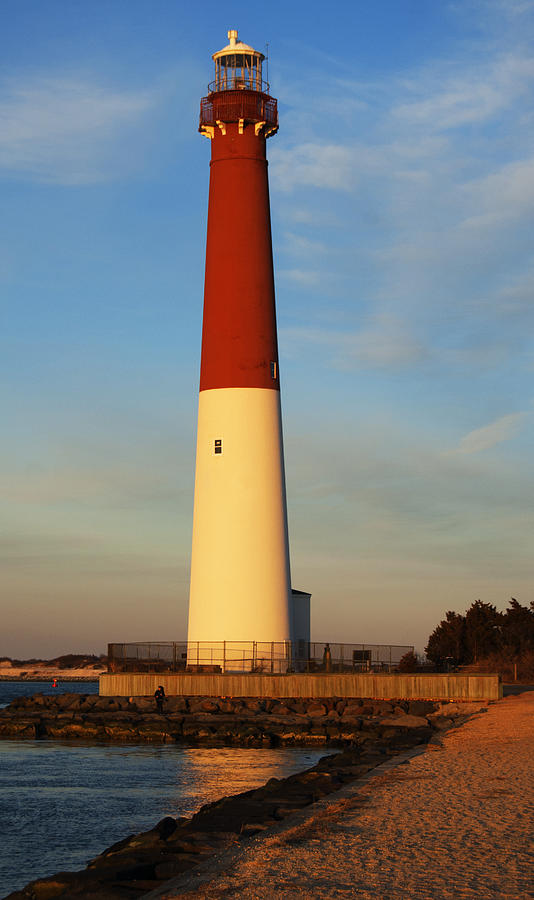 Lighthouse Photograph - Lighthouse at Sunset by Elsa Santoro