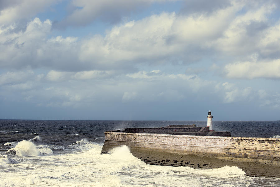 Nature Photograph - Lighthouse At Whitehaven by Amanda Elwell