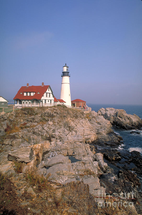 Lighthouse Photograph by Bill Bachmann
