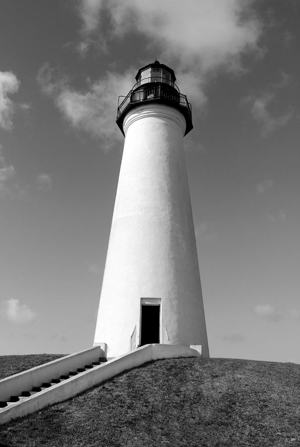 Black And White Photograph - Lighthouse Black and White by Brooke Fuller