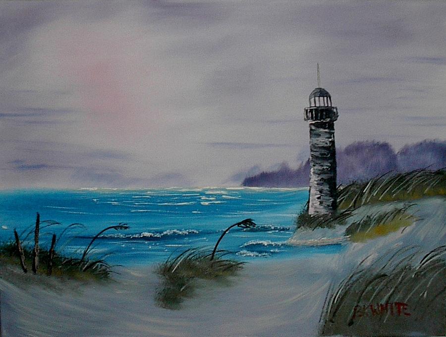 Lighthouse Painting by Brian White