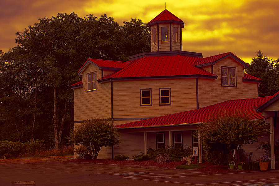 Lighthouse church near Seaside Oregon Photograph by Cathy Anderson