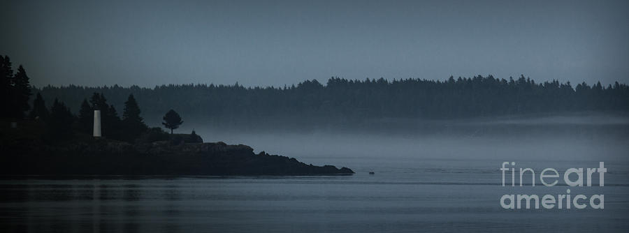 Lighthouse fog Photograph by Rudy Viereckl