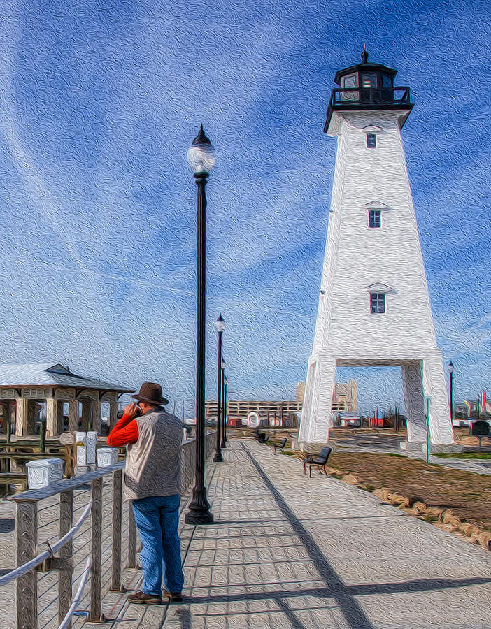 Lighthouse For Gulfport Photograph by Sandra Lynn