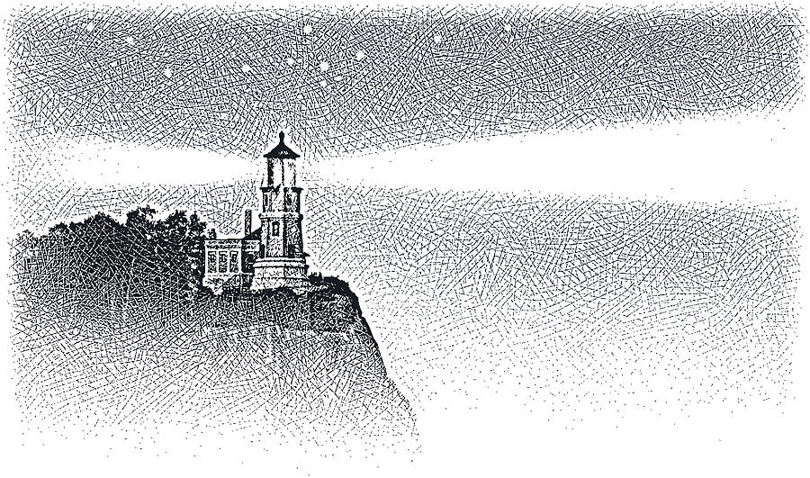 Lighthouse Drawing by GeorgePeters