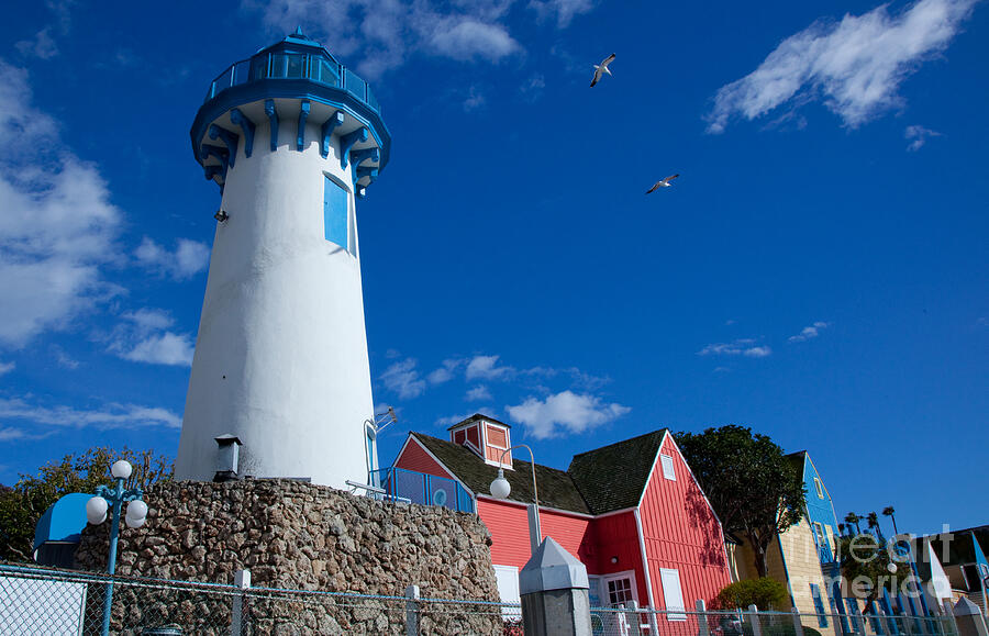 Lighthouse in Fishermans Village Photograph by Nina Prommer